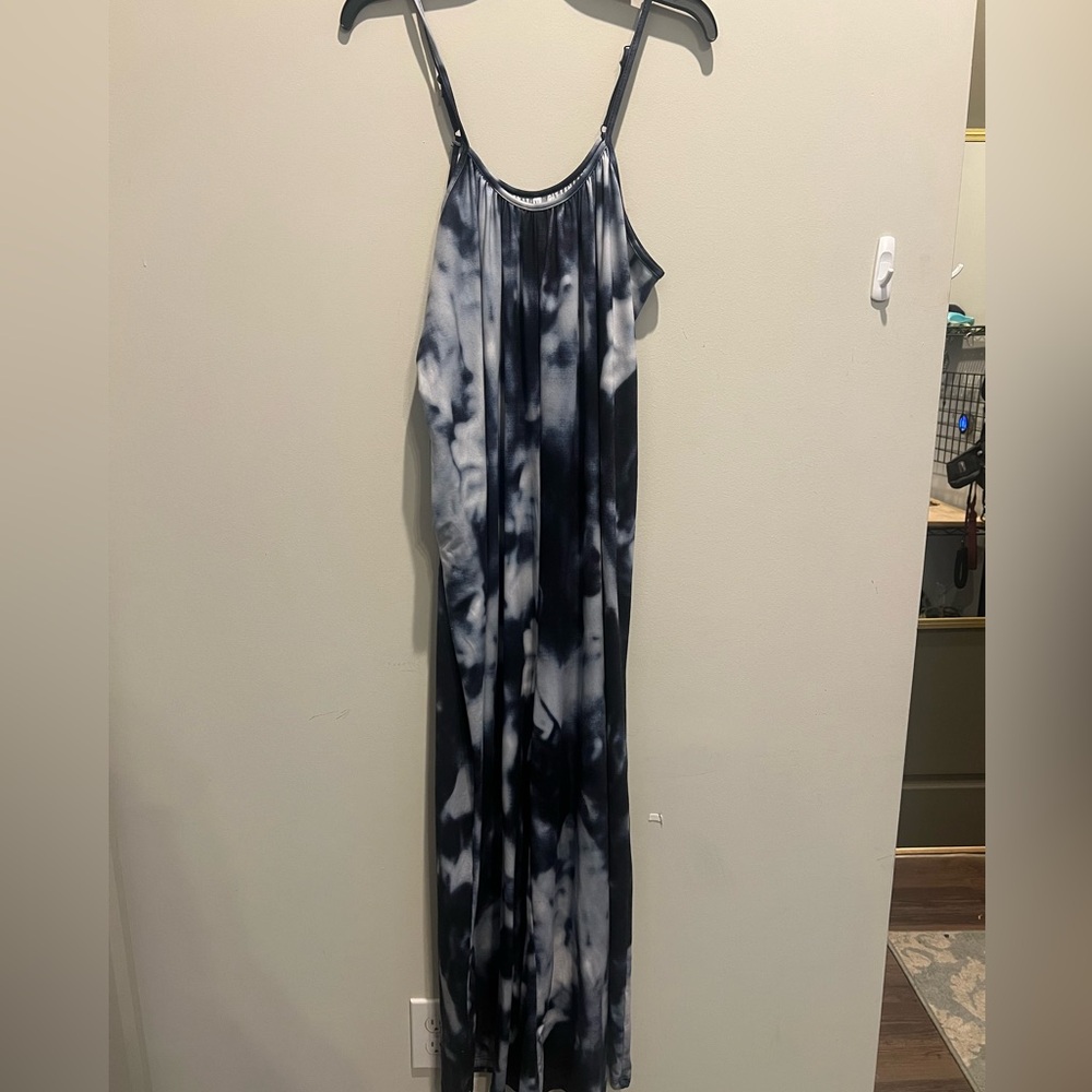 Tye dye overalls